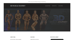 Desktop Screenshot of 3dmusclejourney.com